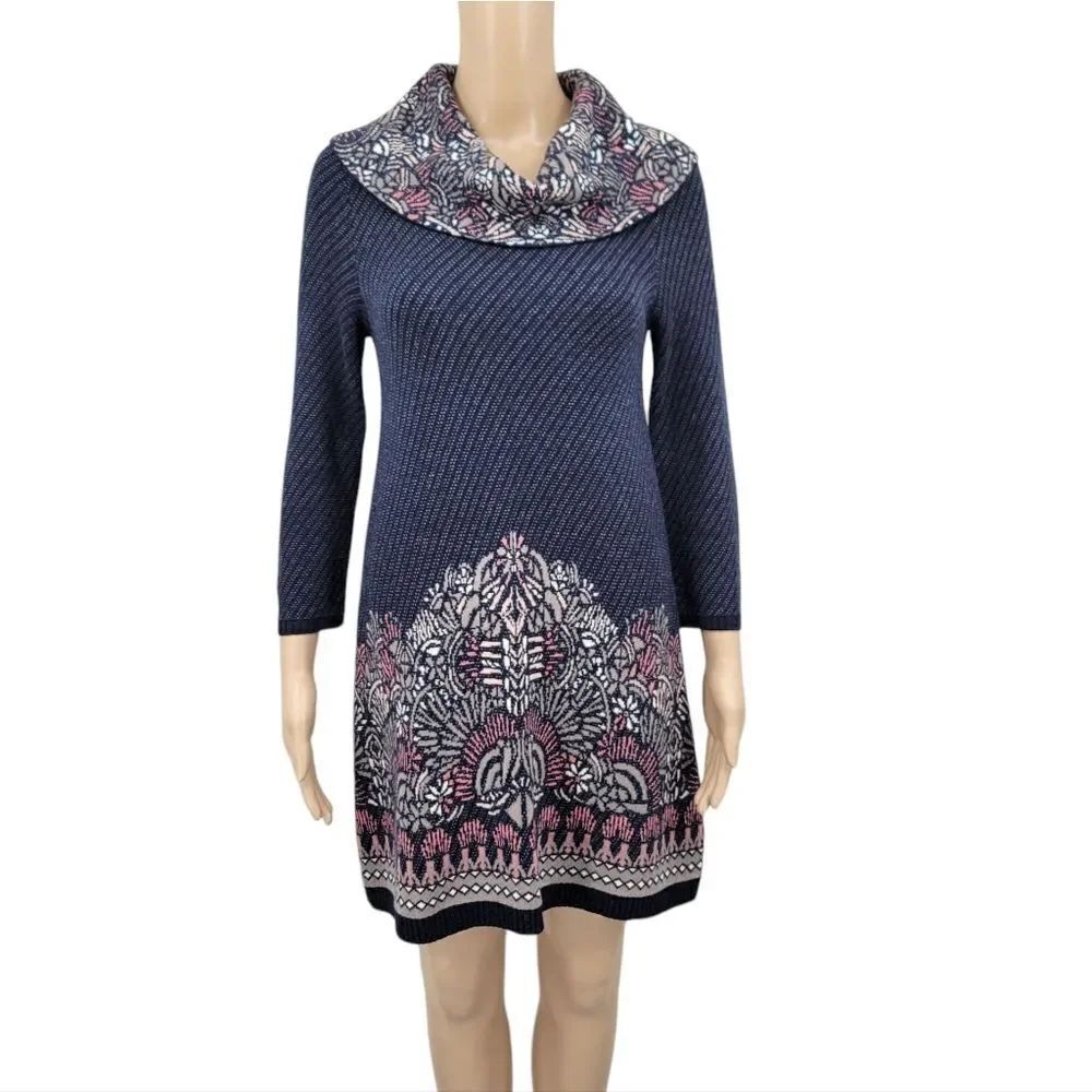 Anthropologie MOTH Imperial Garden Tunic Sweater Women's Size XS